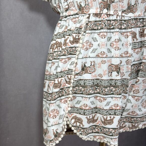 J for Justify Elephant Shorts Romper - Picture 3 of 6